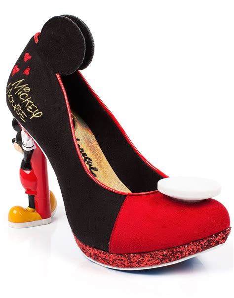 Irregular Choice Mickey Mouse Character Heel Disney Shoes Black