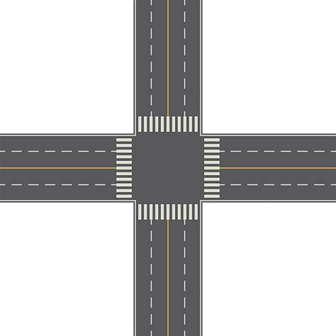 Road Intersection Illustrations Royalty Free Vector Graphics And Clip