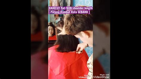 .model rambut pendek sebahu berponi model rambut pendek berponi ini biasanya 50 model rambut pendek sebahu layer segi dan poni 2020 sumber : BOB RATA Sebahu _ Potong Rambut Wanita - YouTube