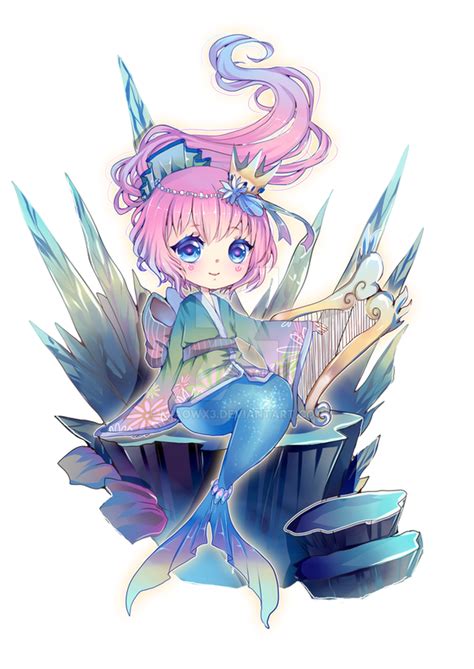 Mermaid Chibi By Miaowx3 On Deviantart