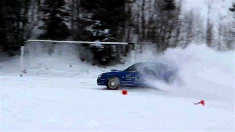 Subaru Impreza Wrx Sti Snow Drift Telgart 2011 Youtube