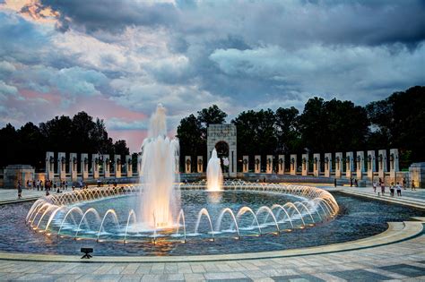 World War Ii Memorial In Washington Dc At Sunset Life Is Suite
