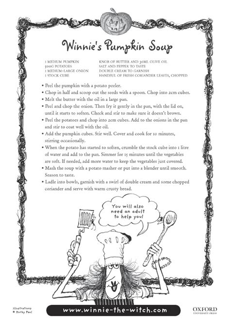 Yet loves as well rest on a friendly knee, intent to ask the.read more. Winnie's Pumpkin Soup - Scholastic Kids' Club