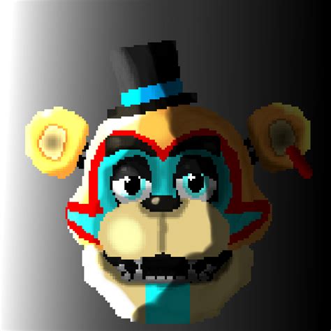 Pixilart Glamrock Freddy Head By Yuri Martinarts