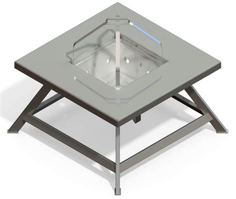 Ssm's fire pits are designed to last a lifetime and withstand the intense heat that a log fire can produce. Steel Fire Pit Table Design + Drawing Download - Designer ...