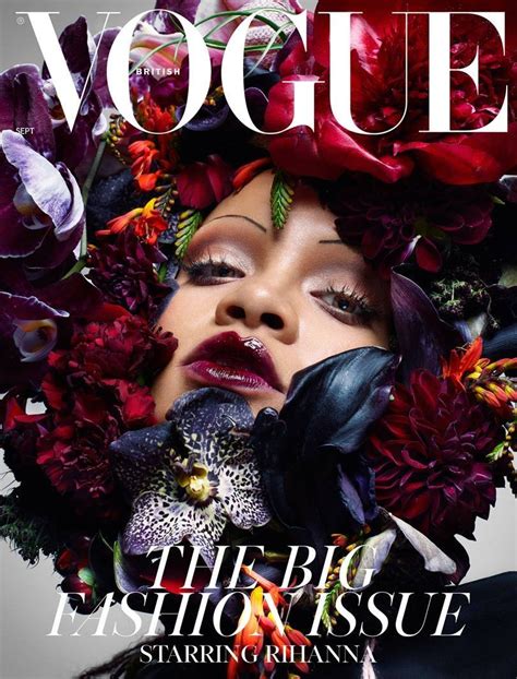 rihanna makes history as first black woman on cover of september british vogue issue wsvn