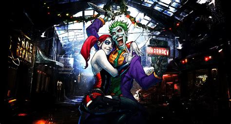 Joker And Harley Quinn Wallpapers Top Free Joker And Harley Quinn Backgrounds Wallpaperaccess