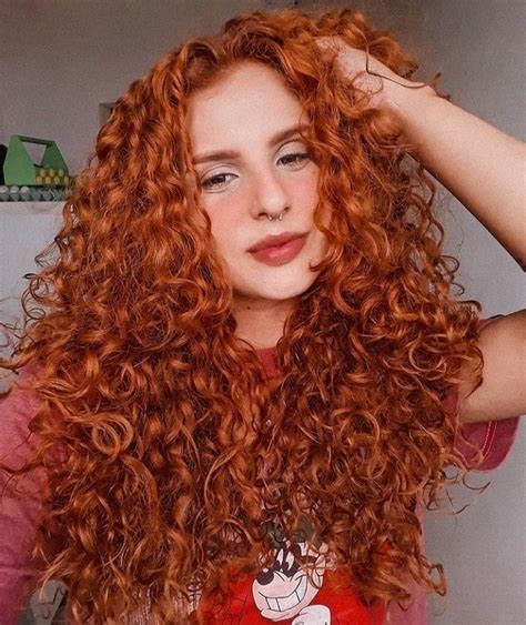 Cachos Ruivos Curly Ginger Hair Curly Hair Cuts Curly Hair Styles Natural Hair Styles Color