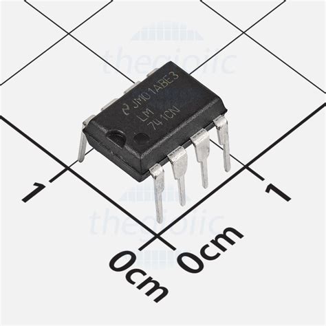 Lm741cn Ic Opamp General Purpose Amplifier 1 Circuit 15 Mhz 8 Dip
