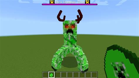 Ultra Creeper Titan Addon In Minecraft Pe Youtube