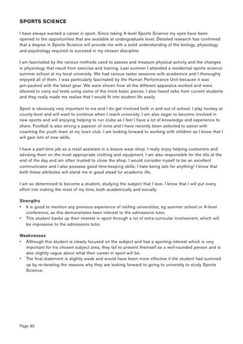 Sample Personal Statement For 6th Form Personal Statement Guidance