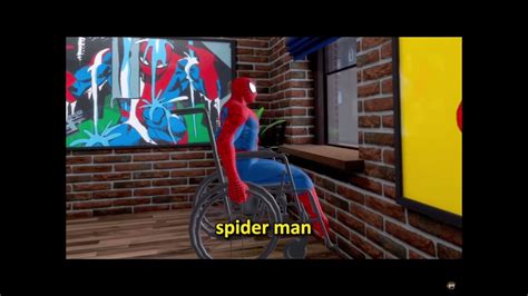 Spider Man Spider Man Paraplegic Spider Man Can He Stand No He Cant