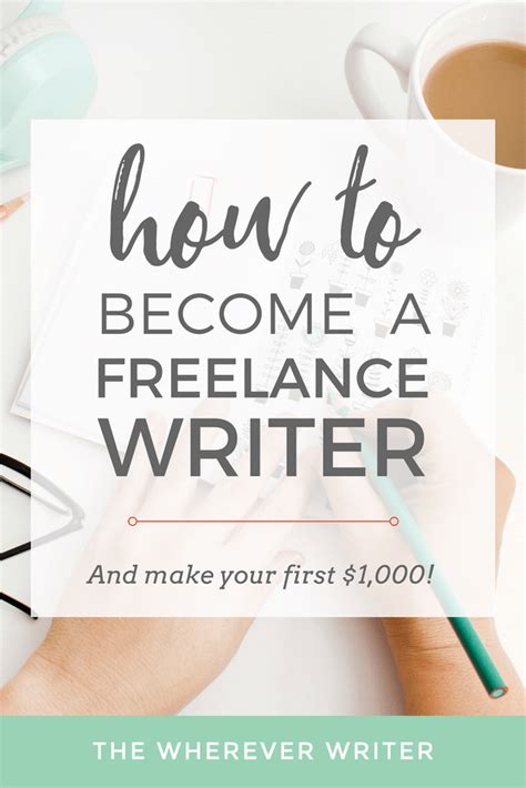 How To Become A Freelance Writer And Make Your First 1000 With