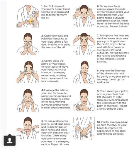 Facial Massage Techniques By Nichola Joss Facial Massage Massage