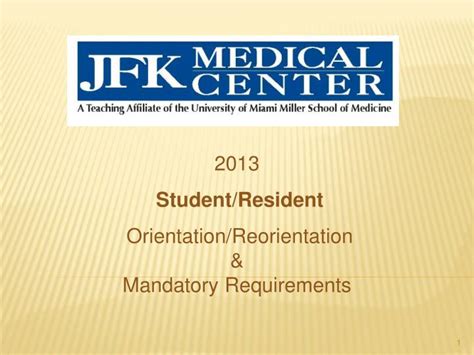 Ppt 2013 Studentresident Orientationreorientation And Mandatory