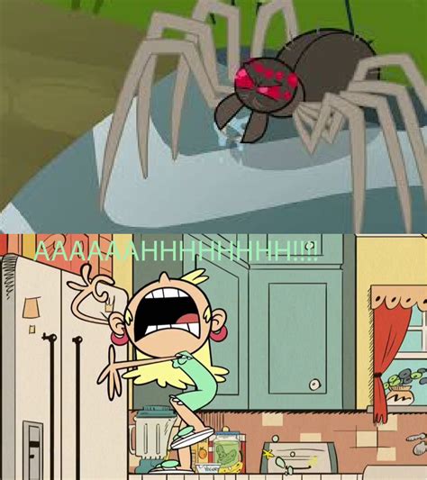 Leni Loud Spider Scared Leni Loud Know Your Meme