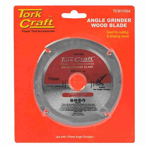 Tork Craft Angle Grinder Blade Hss 115mm For Wood Brights Hardware