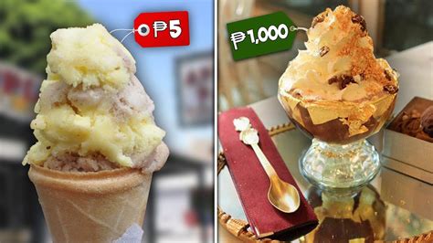 Cheapest Vs Most Expensive Ice Cream In The Philippines Youtube