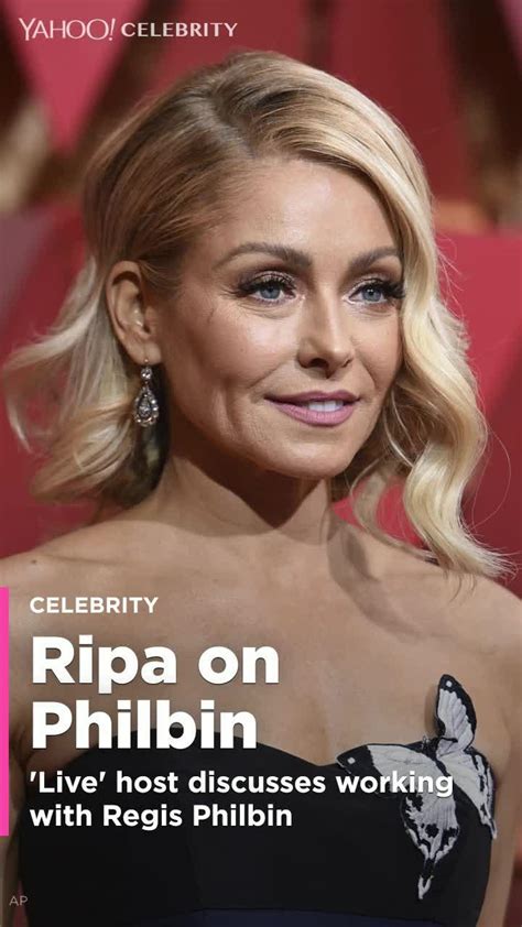 Kelly Ripa Reveals Regis Philbin Had A Strict No Talking Off Camera Rule