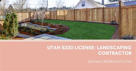 Utah S330 License Guide For Landscaping Contractors Digital Constructive