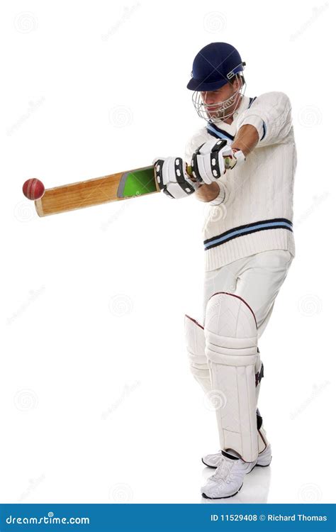 Cricket Player Reciever Silhouette Royalty Free Stock Photography