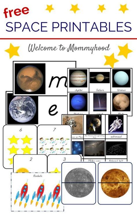 It's a fun way to introduce preschoolers to the solar 22. Free Space Themed Printables for Preschoolers from Welcome ...