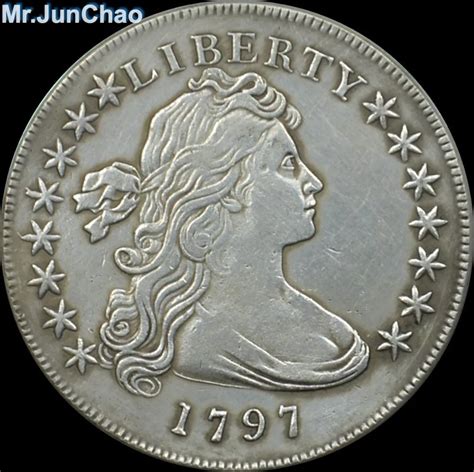 Mrj 1797 United States Silver Plated Liberty Dollar Copy Coinshigh