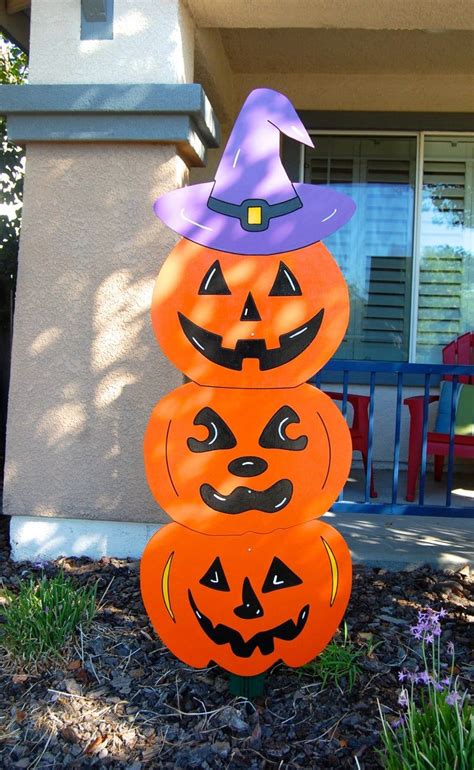 Stacked Pumpkins 52 Inches Tall Halloween Party Decoration Etsy