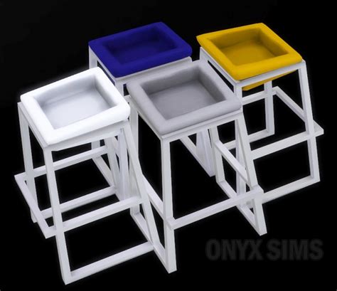 Sit And Dip Bar Stool At Onyx Sims Sims 4 Updates
