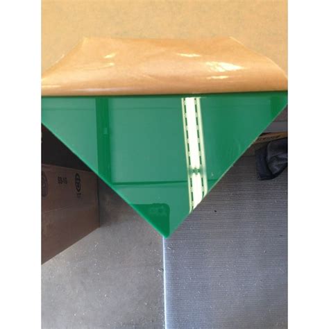 Sibe R Plastic Supply 4 Pack Acrylic Green Translucent Plastic Sheet 1