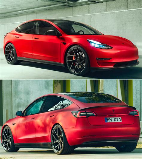 Novitec Tesla Model 3 Gives The Electric Sedan A Sporty Makeover