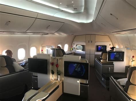 Review Lufthansa 747 8 First Class Los Angeles To Frankfurt Live And