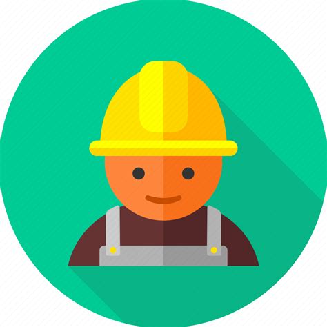 Engineer Labor Labour Worker Architect Avatar Builder Icon