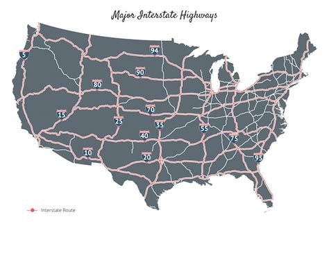 Major Interstate Highways Vector Premium Download