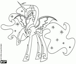My little pony coloring pages free coloring pages 8 malvorlagen my little pony luna. My Little Pony coloring pages printable games | My little ...