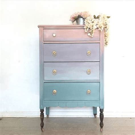 How To Paint Ombré Furniture With Furniture Paint Country Chic Paint
