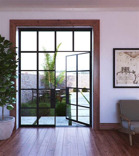 Grid Style Steel Windows And Doors Abby Iron Doors Iron Doors Steel