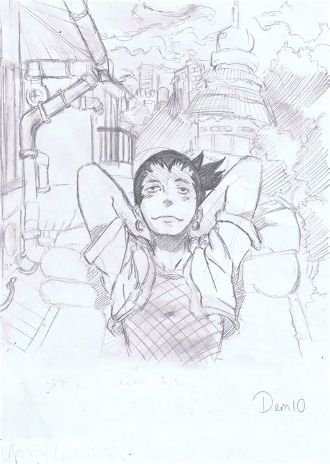 Shikamaru Genin Cover Sketch By Demonicten On Deviantart