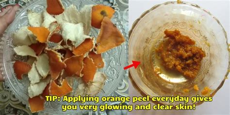 Diy Orange Peel Face Mask For Bright And Glowing Skin