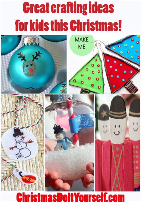 Looking for some homemade christmas ornaments? Christmas Crafts For Kids - Christmas Do It Yourself