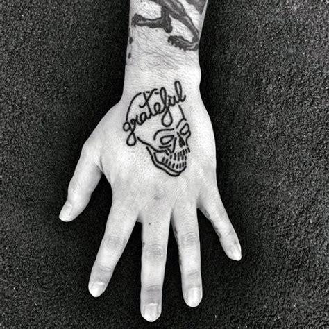 40 Simple Skull Tattoos For Men Bone Ink Design Ideas