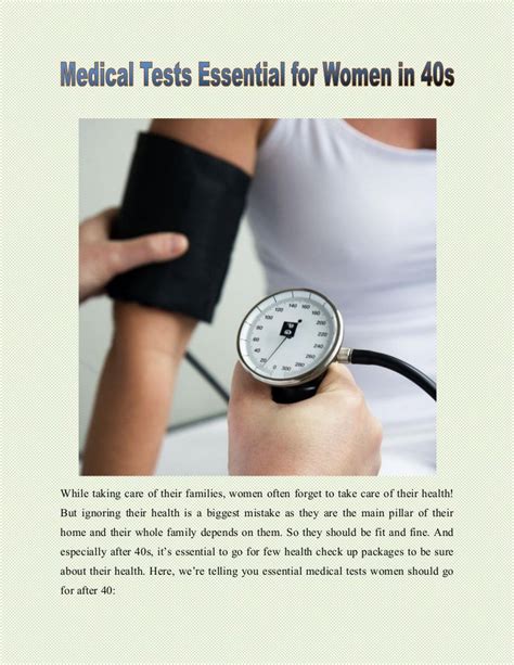 Medical Tests Essential For Women In 40s