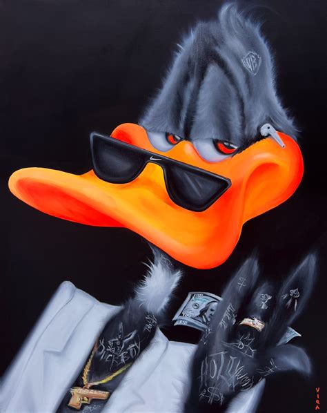 Daffy Duck Painting By Viqa Badion Artmajeur