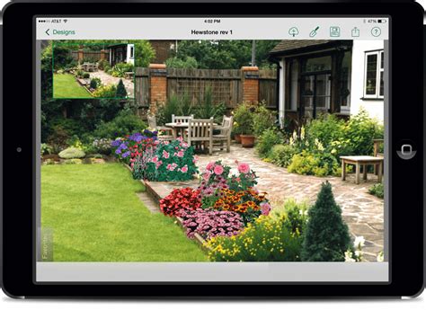 Just upload the photo of the garden, drag and drop plants and structures; Home App | PRO Landscape Home App
