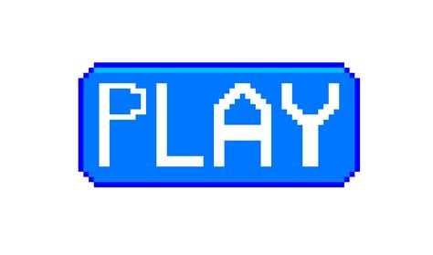 Play Button Pixel Art Maker
