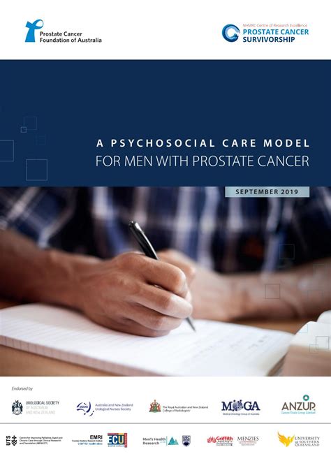 A Psychosocial Care Model For Men With Prostate Cancer By Prostate Cancer Foundation Of