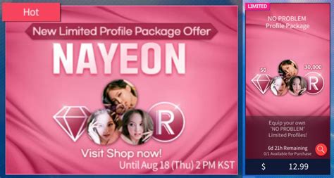 Nayeon No Problem Limited Profile Package 8 11 8 18 2pm Kst R Superstarjypnation