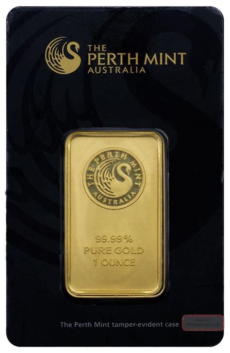 1 Oz Perth Gold Bar 9999 Fine In Assay