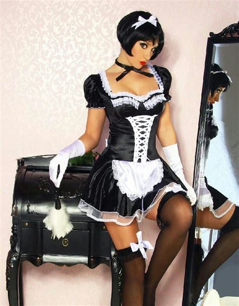 Pin By Aimee On Boudoir Boutique French Maid Fancy Dress Fancy Dress Up Maid Dress
