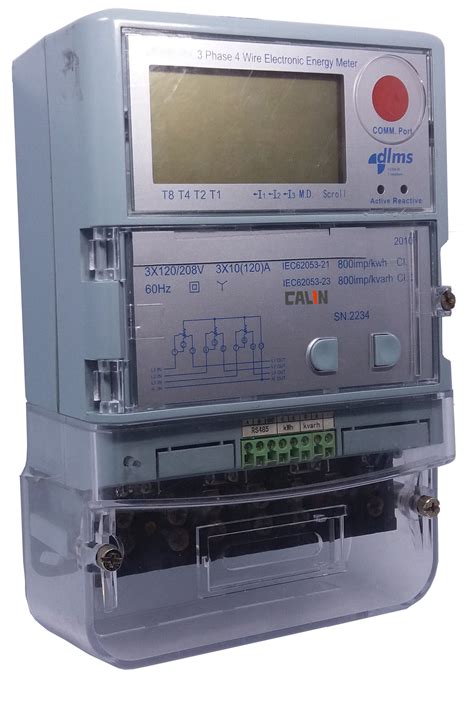Commercial Smart Electric Meters , Automated Reading 3 Phase Power ...